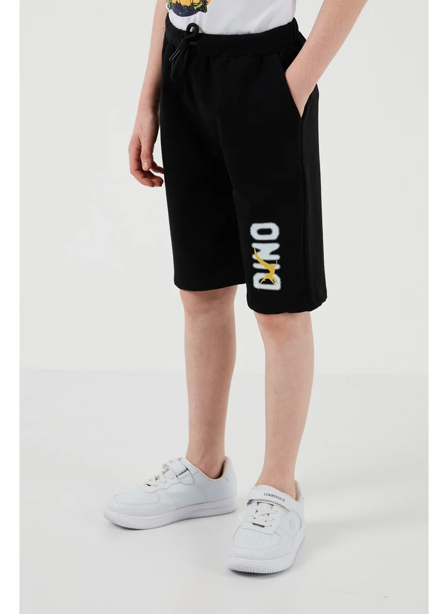 Lela Cotton Regular Fit Crew Neck Top and Bottom Set with Shorts Boy's Suit 6212017