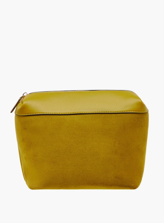 Celeste Panelled Tote Bag with Double Handle and Pouch
