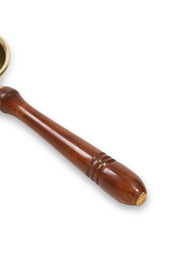Mittal Teas Handcrafted Brass Tea Strainer with Wooden Handle | Fine Mesh Loose Leaf Tea & Coffee Filter | Durable, Eco-Friendly Chai Strainer for Daily Use - Image 5