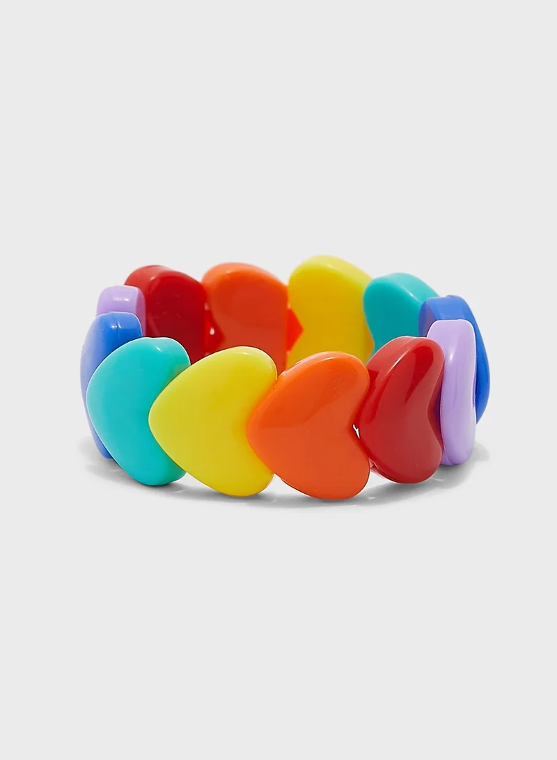 Claires Kids Rainbow Bracelet