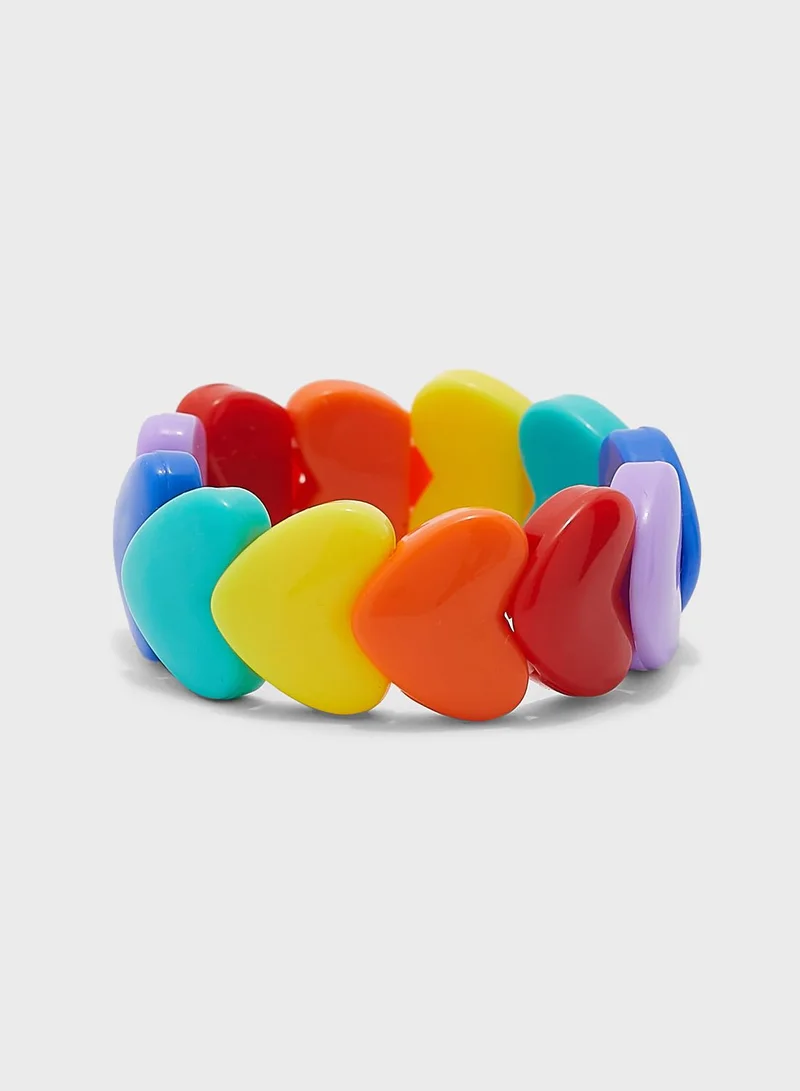 Claires Kids Rainbow Bracelet