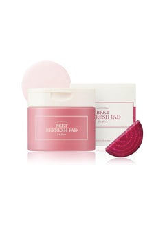 I'M FROM I’m from Beet Refresh Pad 60 Sheets, Triple-Layered Pads Hold 260ml Essence, 20% red Beet Extract from Korea, Full of Moisture with a Slice of Red Beet, Vitality for Dull, Rough Skin  - Image 1