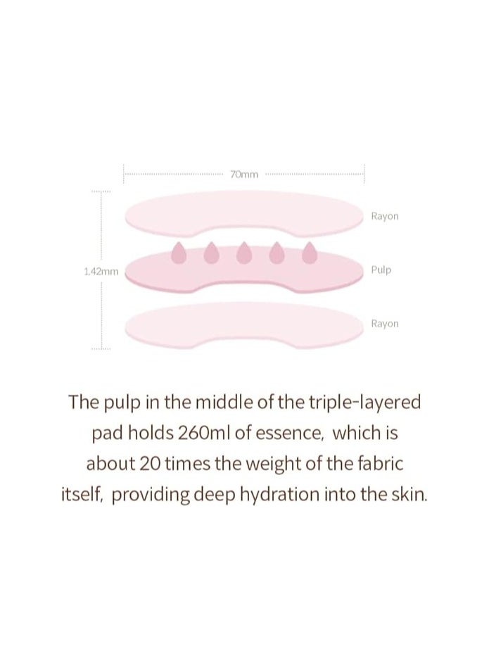 I'M FROM - I’m from Beet Refresh Pad 60 Sheets, Triple-Layered Pads Hold 260ml Essence, 20% red Beet Extract from Korea, Full of Moisture with a Slice of Red Beet, Vitality for Dull, Rough Skin - Image 1
