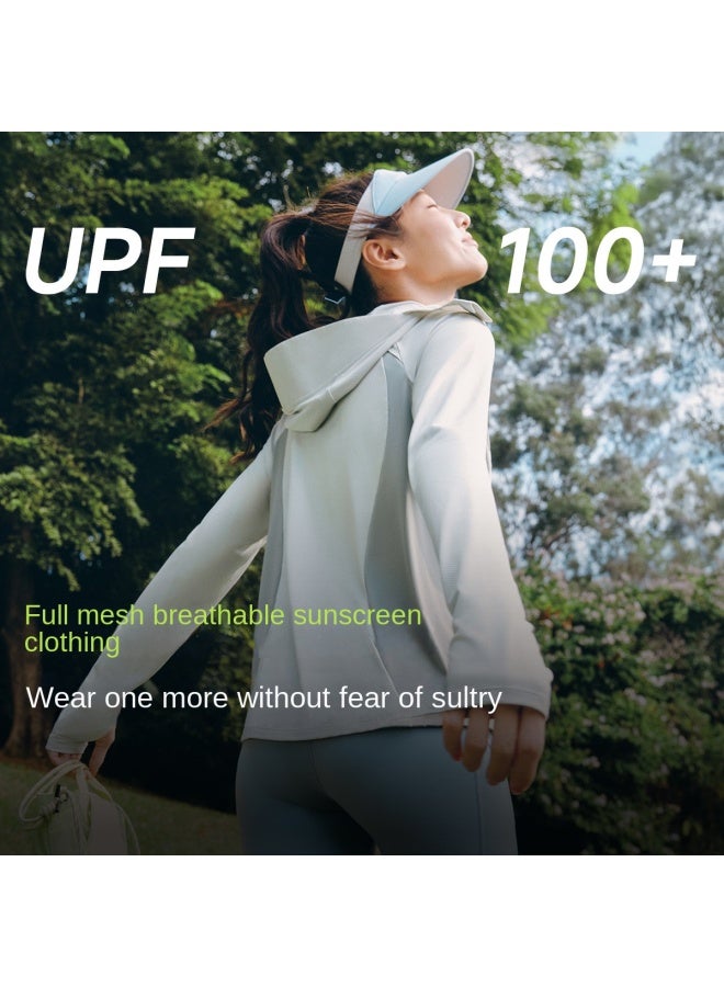 نيو سترة نسائية جديدة مريحة تسمح بمرور الهواء، ملابس خارجية رقيقة مبردة للرياضة للحماية من الشمس في الصيف، ملابس واقية من الأشعة فوق البنفسجية للبشرة - Image 2