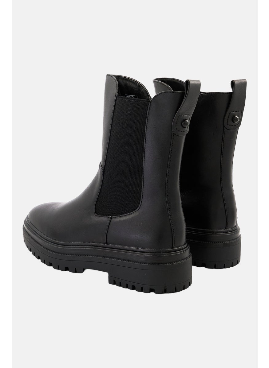 Tchibo - Women Broad Slip On Ankle Boots, Black - Image 1