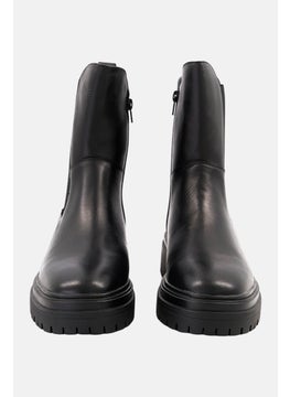 Tchibo Women Broad Slip On Ankle Boots, Black  - Image 2