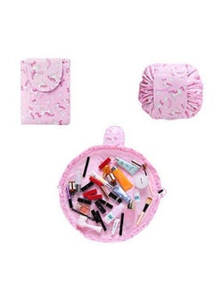 svk dream Portable Folding Drawstring Makeup Bag Large Capacity Lazy Cosmetic Organizer Pouch Magic Travel Toiletry Bags For Womens  - Image 4