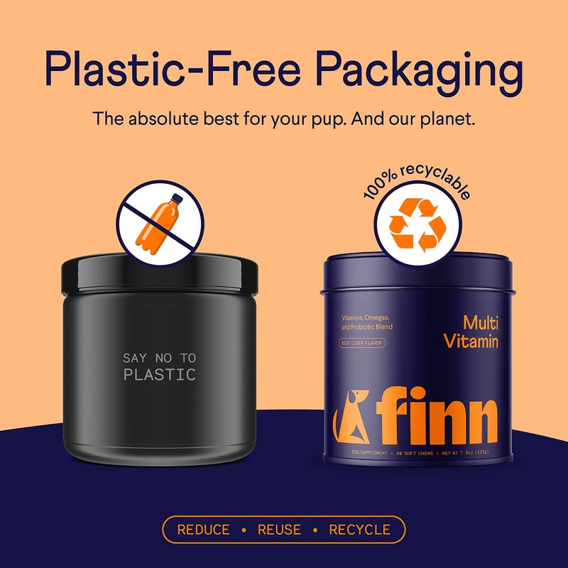 Finn All-in-1 Multivitamin for Dogs - Daily Multi with Probiotics, Omegas & Nutrients to Support Everyday Wellness - 90 Soft Chews - Image 5