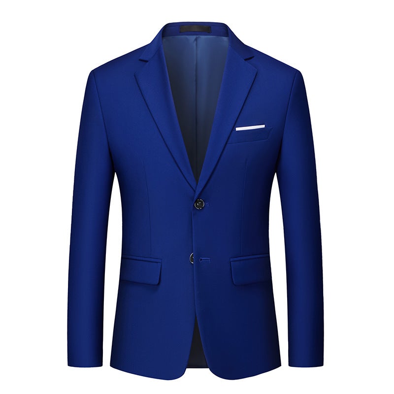 Men'S Suit With Good Texture, Stereo, No-Iron, Crisp And Thick Two-Button Small Suit, Business Casual Export Jacket For Men - Image 2