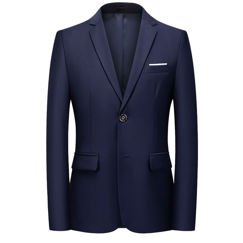 Men'S Suit With Good Texture, Stereo, No-Iron, Crisp And Thick Two-Button Small Suit, Business Casual Export Jacket For Men - Image 3