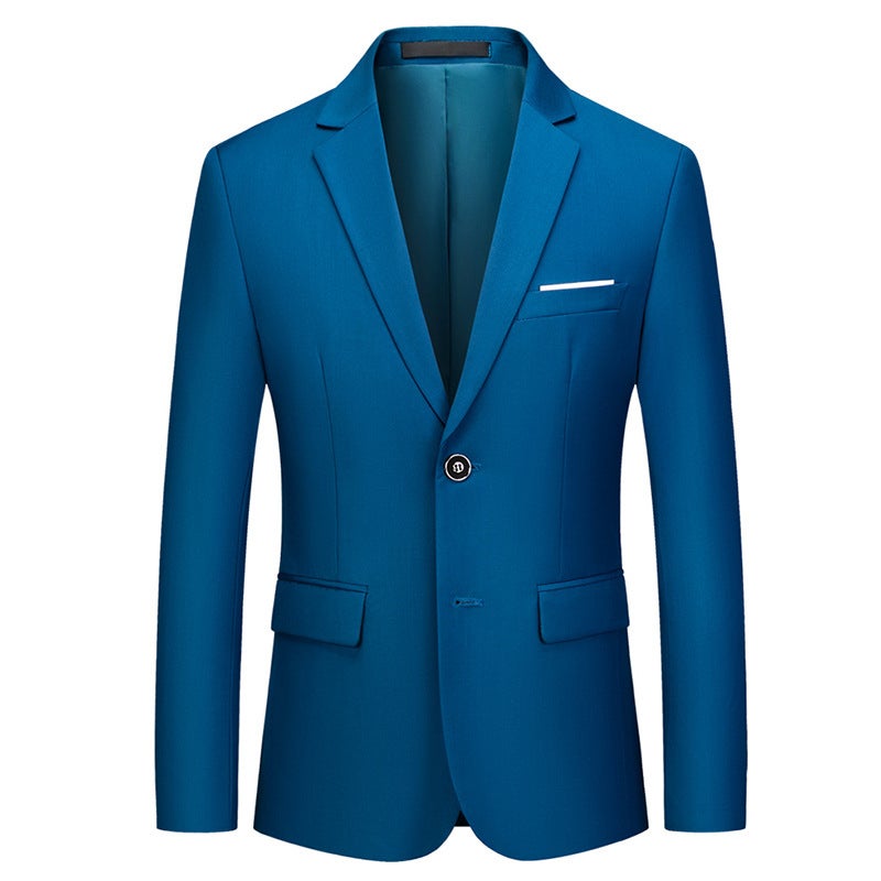 Men'S Suit With Good Texture, Stereo, No-Iron, Crisp And Thick Two-Button Small Suit, Business Casual Export Jacket For Men - Image 5