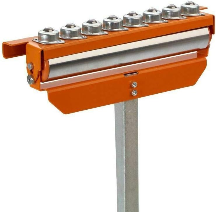 BORA Portamate PM-5093 Tri Function Pedestal Roller 11.25" Polished Steel Roller, Ball Bearing Multi-Directional Rollers - Image 3