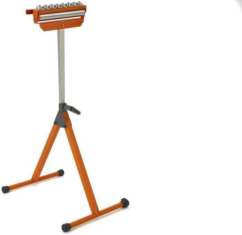 BORA Portamate PM-5093 Tri Function Pedestal Roller 11.25" Polished Steel Roller, Ball Bearing Multi-Directional Rollers - Image 1