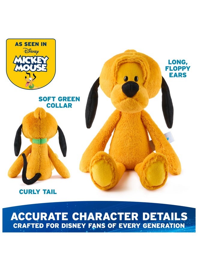 GUND دبوس أسنان بلوتو من غوند ديزني الرسمي، دمية بلوتو الكلب للأطفال من عمر 1 سنة وما فوق، أصفر، 15 إنش - Image 3