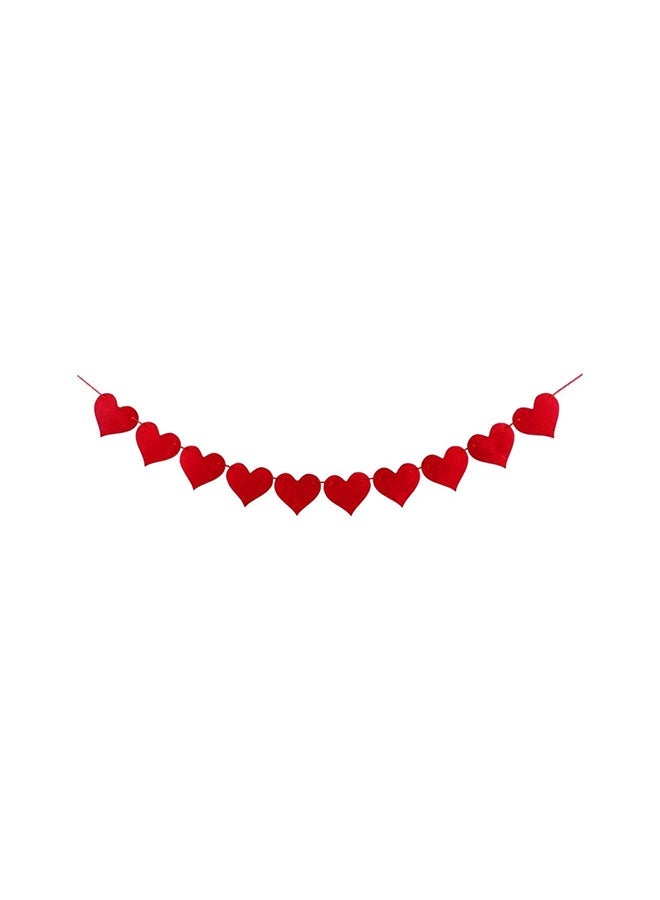 NIBEMINENT Heart Shape Decoration Banner - Image 1