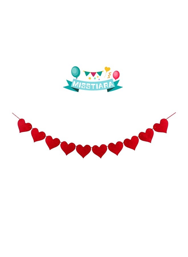 NIBEMINENT Heart Shape Decoration Banner - Image 2