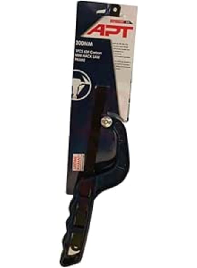 ايه بي تي إطار منشار يدوي APT XT بمقبض مزدوج اللون للمعادن، مقاس 300 مم، أحمر/أزرق