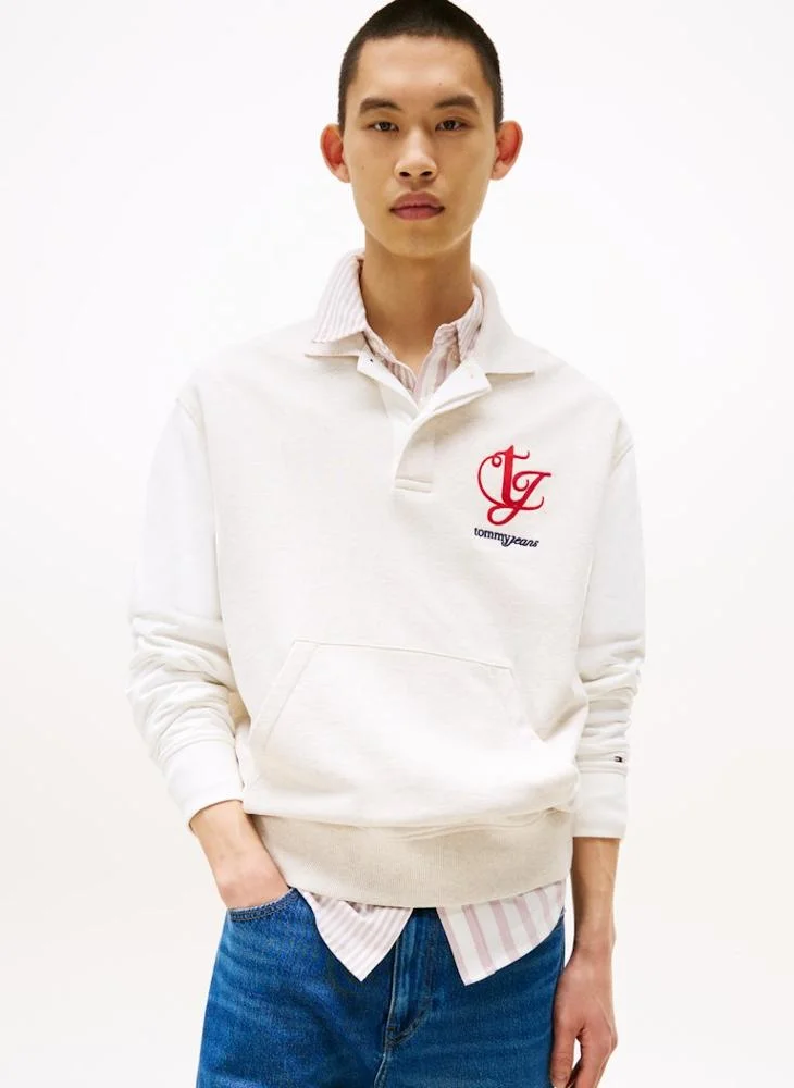 تومي جينز Relaxed Rugby Sweatshirt