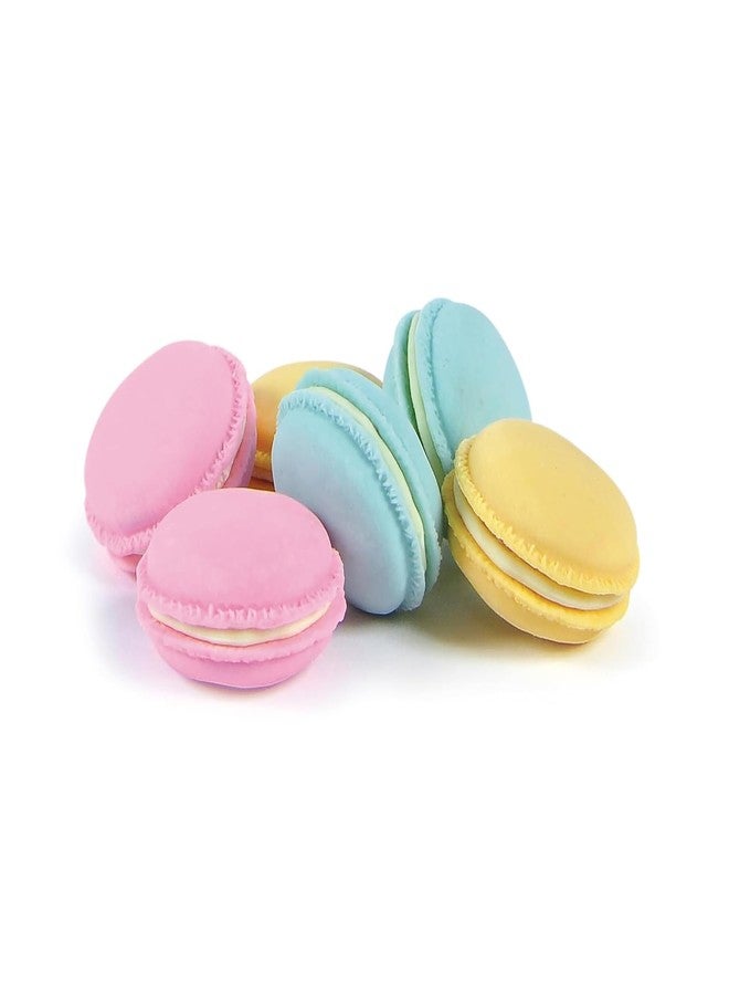 KatchOn, Multicolor Macaron Erasers - 6 PCS | Cute Pencil Erasers for School, Easter Basket Stuffers | Classroom Prizes for Classroom Desk Decor | Student Prizes, Party Favors for School, Home, Office - Image 1