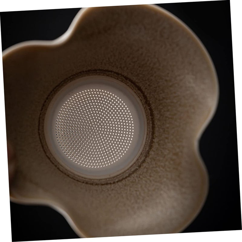 Vintage Ceramic Tea Filter Reusable Heat Resistant Easy Clean Strainer 3 Pack - Image 4