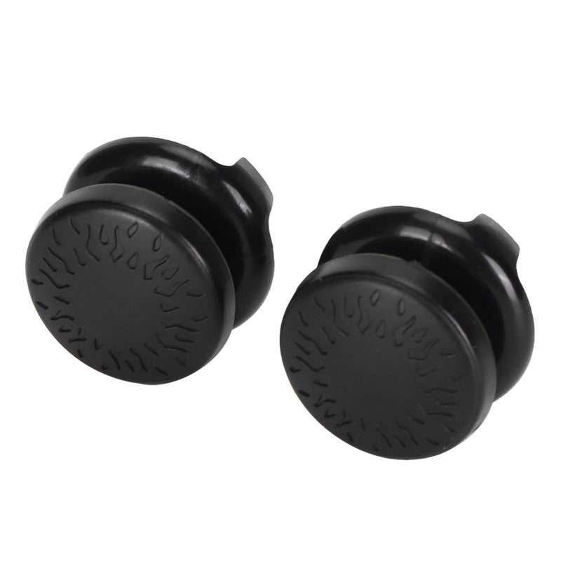 2Pcs Thumbstick Soft Silicone Cover Grip Stick Joystick Controller Gamepad Key Cap for PS5Black - Image 1