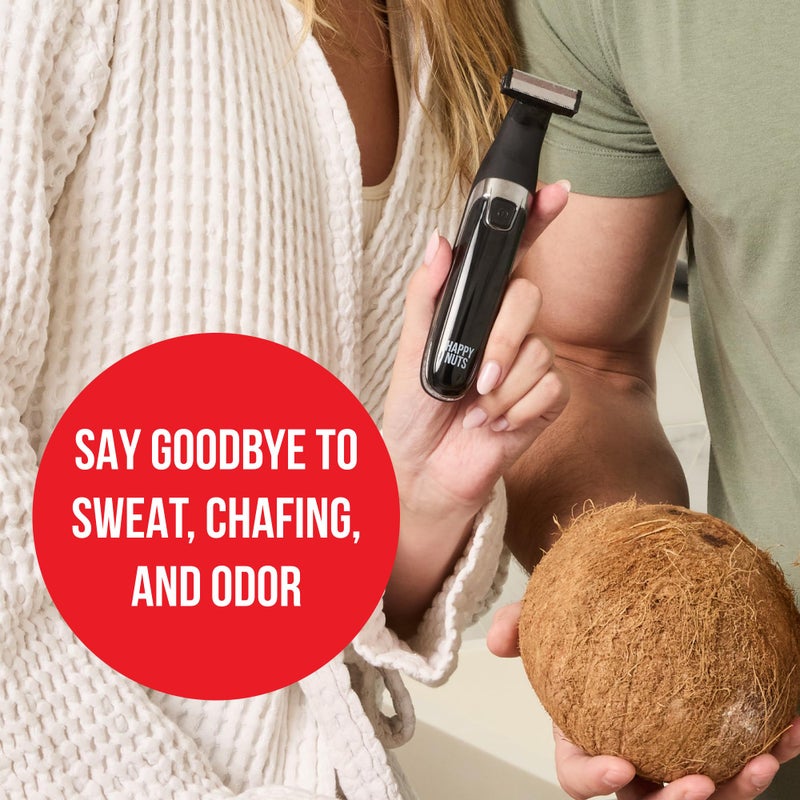 HAPPY NUTS The Ballberâ„¢ Electric Body Hair Trimmer for Men - Mens Body Groomer Kit for Privates - IPX7 Waterproof Shaver for Hard to Reach Areas - Image 2