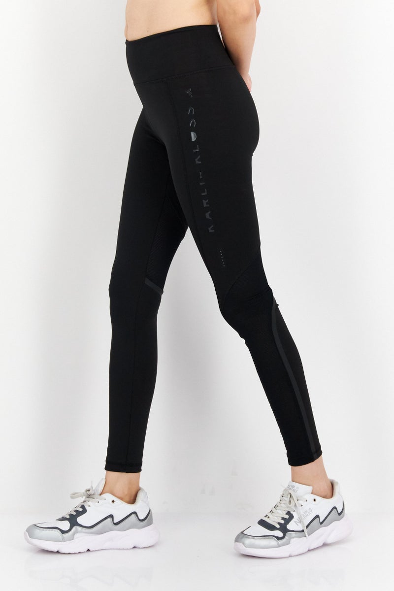 Adidas Women Sportswear Fit Pull On Training Leggings, Black - Image 2