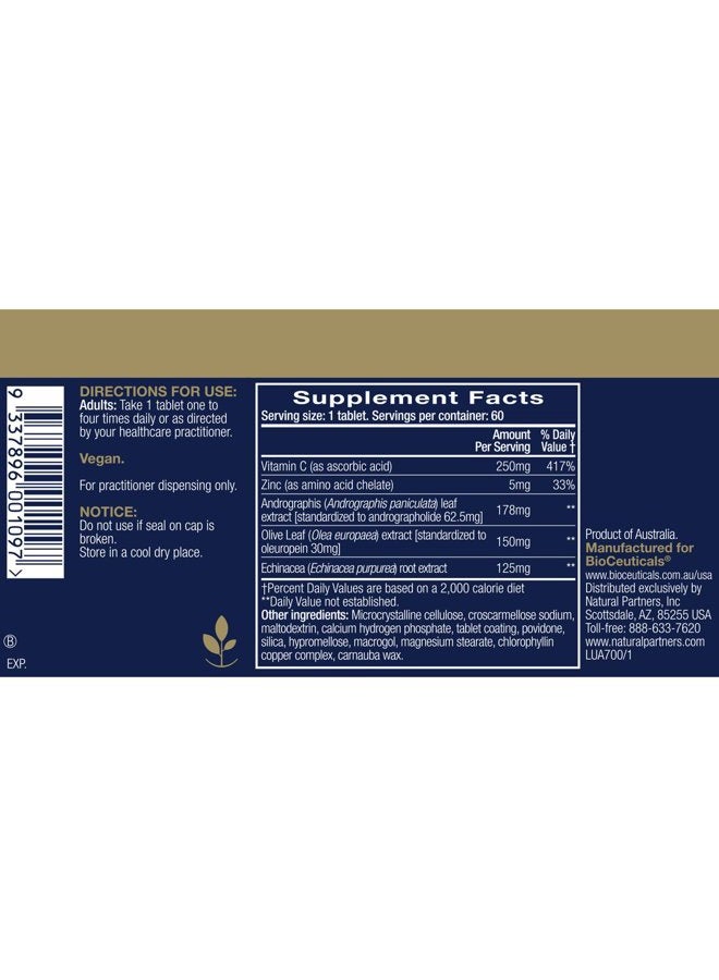 Suptmax BioCeuticals ArmaForce Immune Support Olive Leaf 60 Caps Vegan - Image 2