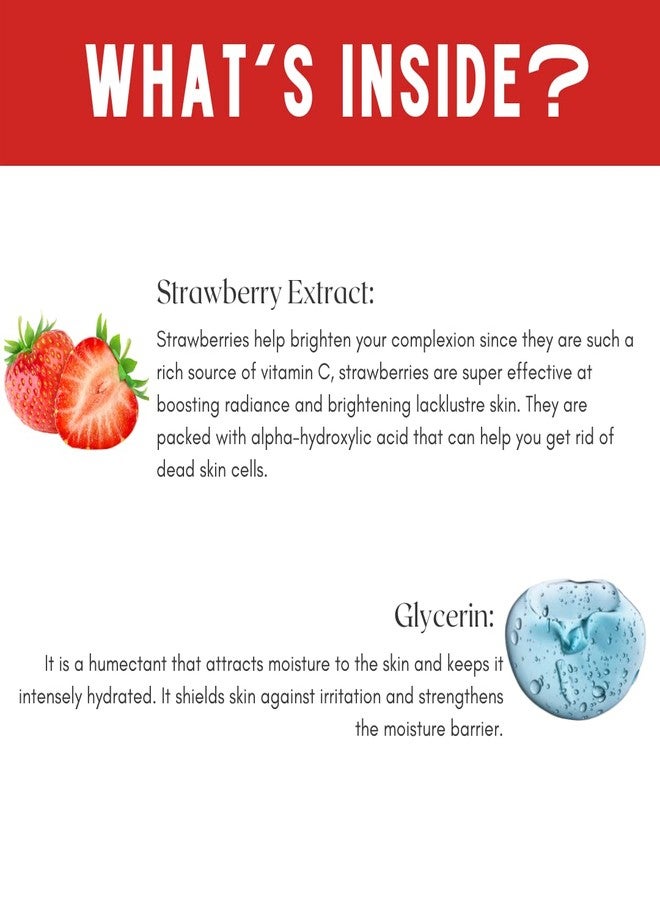 Skin Secrets Strawberry Face Wash with Strawberry Extract for Soft & Beautiful Skin| Paraben & Sulphate Free (Pack of 2) - Image 4