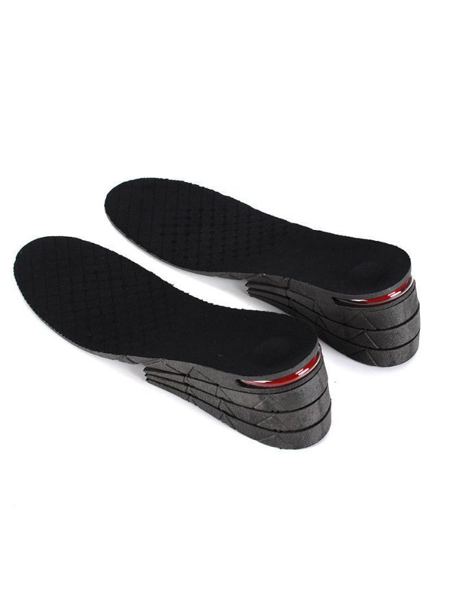Generic Height Increase Boot Pad 3 Layers Shoe Insoles 