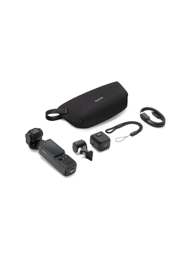 Dji World Dji Osmo Pocket 4 Standard Combo 4K Gimbal Camera | 1-Inch CMOS Sensor | 3-Axis Mechanical Stabilization | 107GB Built-In Storage | ActiveTrack | 2-Inch Rotatable OLED Touchscreen | Pocket Vlog Camera for Travel & Content Creation - Image 4