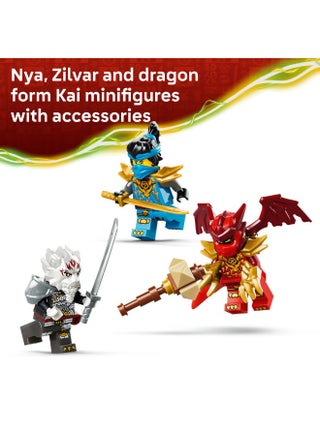 NINJAGO Zilvar and Grimtak the Dragon Beast Toy 71863 (Age 7+, 232 Pieces) - view 5