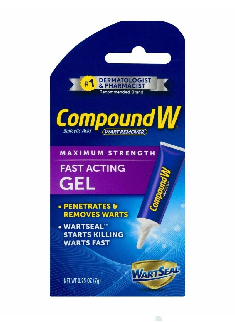 Compound W Wart Remover Maximum Strength Fast Acting Gel 7g 