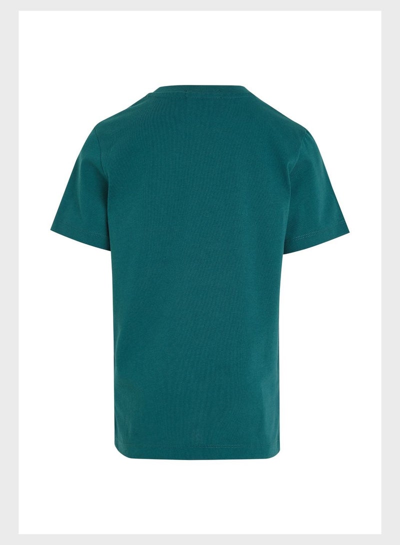 Calvin Klein Jeans Kids Crew Neck T-Shirt - Image 2