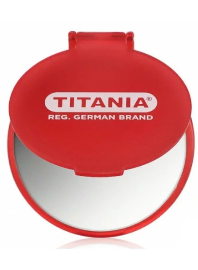 TITANIA Small foldable pocket mirrors, portable handheld makeup mirror 6cm - Image 1