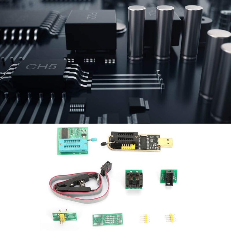 كلاراكو مبرمج CH341A من سلسلة 24 و25، مشبك اختبار SOP8 عملي CH341A USB، محول 1.8 فولت SOP8 إلى DIP8، وحدة تحويل لذاكرة جهاز التلفزيون، واللوحة الأم لسطح المكتب، وشاشة LCD - Image 3