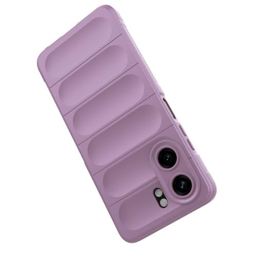 Casotec Back Cover for Oppo A5x 4G / A5x 5G | Full Camera Protection | Liquid Silicon Case | Flexible Bumper Case for Oppo A5x 4G / A5x 5G (Purple) - Image 5
