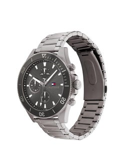 Tommy Hilfiger Plus Men's Quartz Stainless Steel and Link Bracelet Watch-1791918 46MM  - Image 2