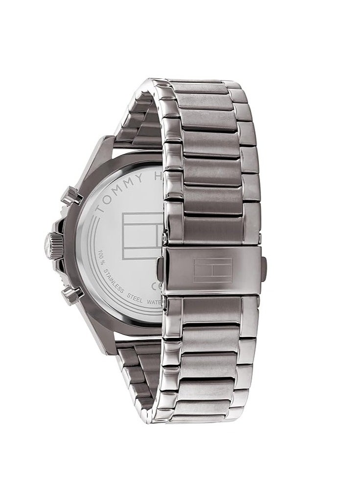 Tommy Hilfiger Plus Men's Quartz Stainless Steel and Link Bracelet Watch-1791918 46MM  - Image 3