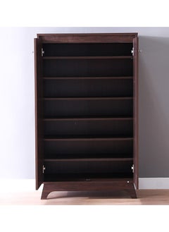 DANUBE HOME Jazz Shoe Cabinet 21 Pairs Of Shoes Modern Design FurnitureWooden Shoe Organizer for Entryway, Hallway, Living RoomL 80x40x133 cm  - Image 3