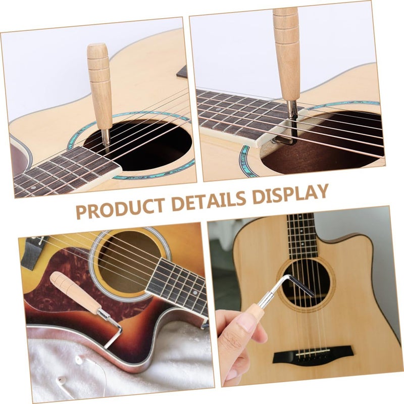 Professional Guitar Tuning Wrenches Set of 4 Durable Impact Resistant Wooden Tone Adjustment Tools - Image 5