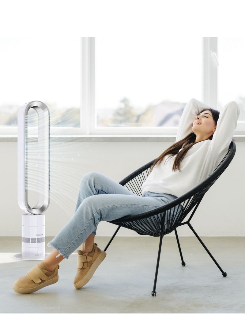 GREEN LION - Intelligent Air Cooler /Remote Control / Powerful Airflow / Lightweight Easy to Carry /Low Noise /Digital Display  - White - Image 1