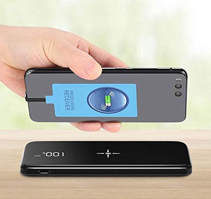 كوزي مستقبل الشحن اللاسلكي المريح USB-C Qi من النوع C، متوافق مع تقنية الرقاقة الذكية السريعة لأجهزة سامسونج جالاكسي A20 وجهاز فاير اللوحي والهواتف، علامة الشريحة السحرية - Image 5