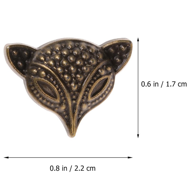 Vintage Copper Snap Buttons Set with Animal Head and Base for DIY Sewing Crafts and Bag Closures - Image 3
