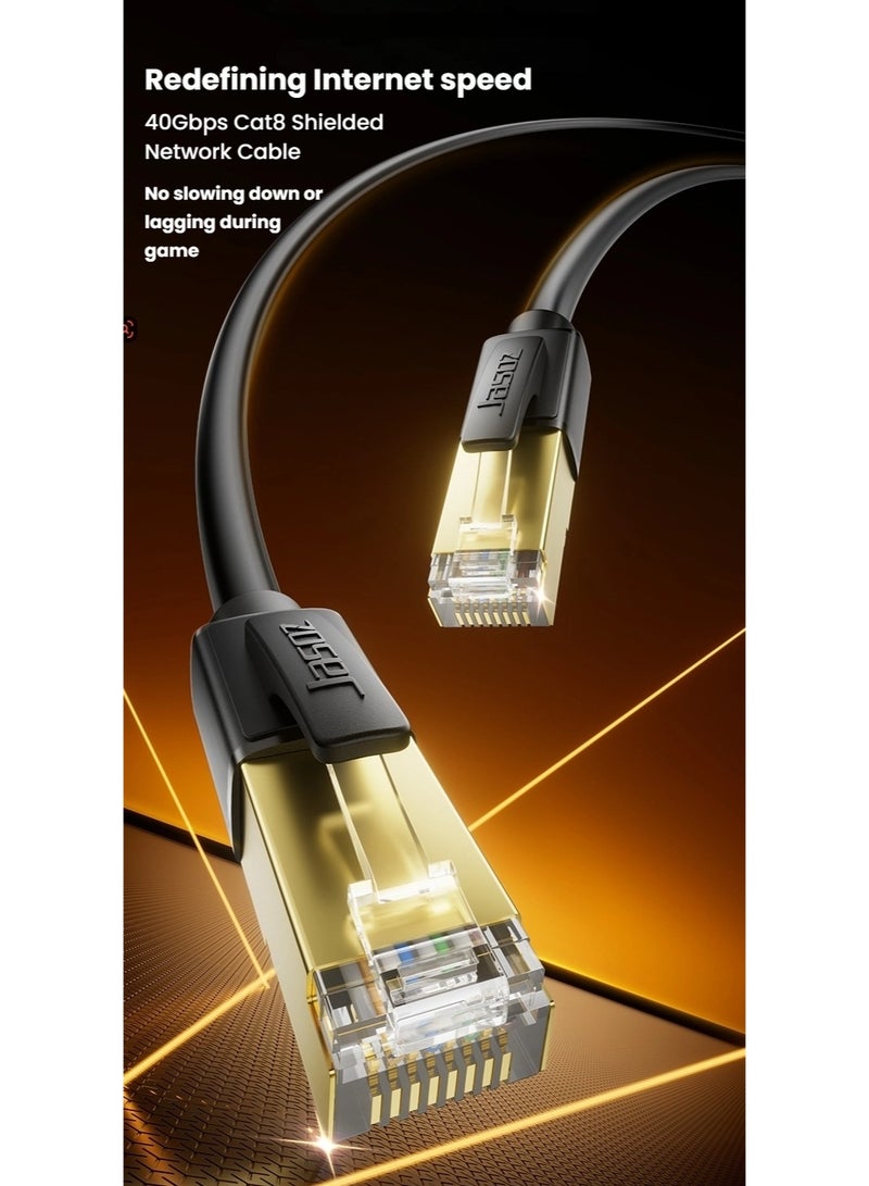 جاسوز كابل إيثرنت Cat8 عالية السرعة شبكة الإنترنت محمية سلك - Image 5