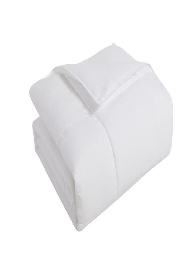 Elegant Comfort Elegant Comfort Luxurious Down Alternative White Comforter Duvet Insert Full/Queen  - Image 4