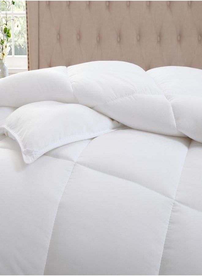 Elegant Comfort Elegant Comfort Luxurious Down Alternative White Comforter Duvet Insert Full/Queen  - Image 3