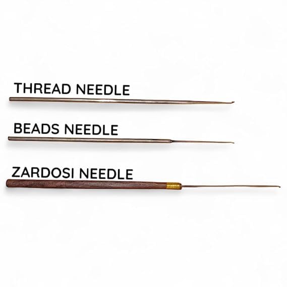 Aari Iron Needle Set Combo Pack of Thread Needle Beads Needle Zardosi Needle Needle Set for aari Work 1  - Image 2