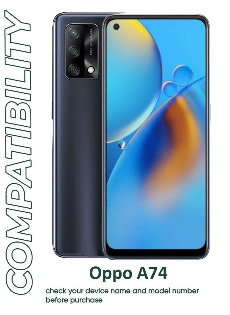 ACLIX 5 Pieces Antistatic ESD Dustproof Premium Quality High Definition Tempered Glass Screen Protector Designed For Oppo A74 - Image 3