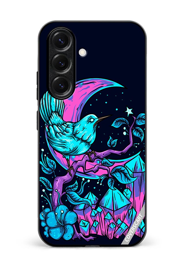 VR CREATIVE Protective Case Cover For Samsung Galaxy S25 Bird Vector Design Multicolour